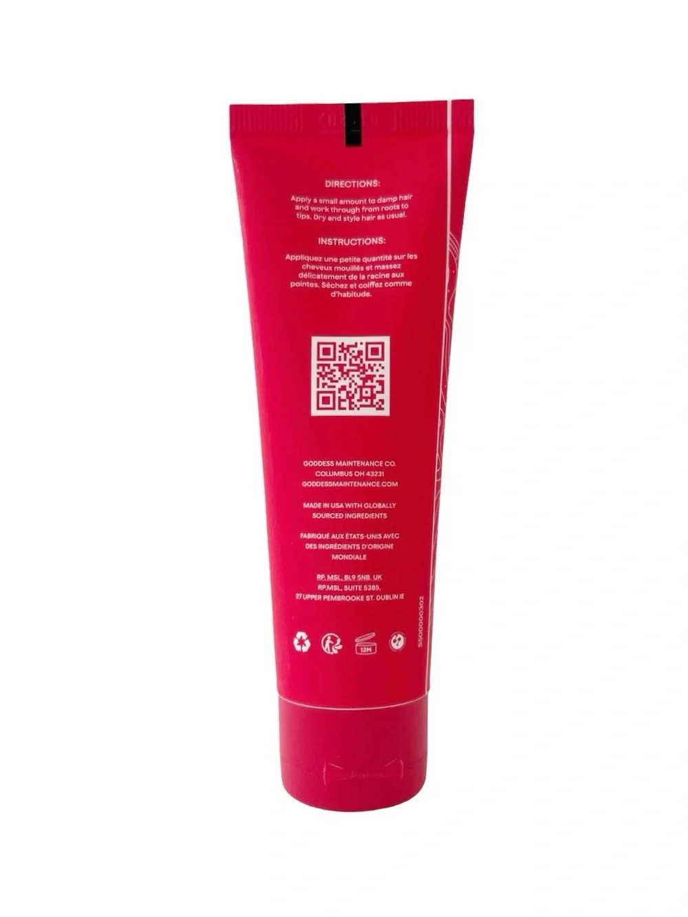 Goddess BioTech Blowout Leave-In Restorative Hair Mask NIB